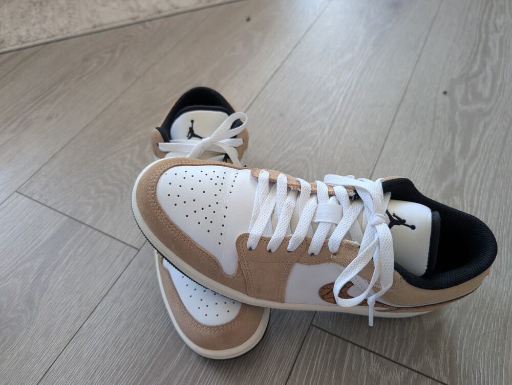 Air Jordan 1 SE Low Brown Elephant Size 8.5
